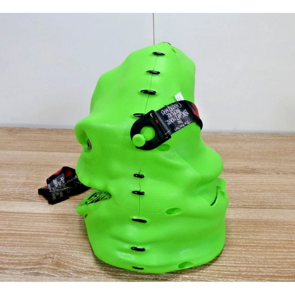Disney Parks Oogie Boogie Head Popcorn Bucket Light Up w/ Strap